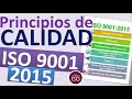 Principios de calidad ISO 9000 versión 2015 ISO 9001 7 Principios