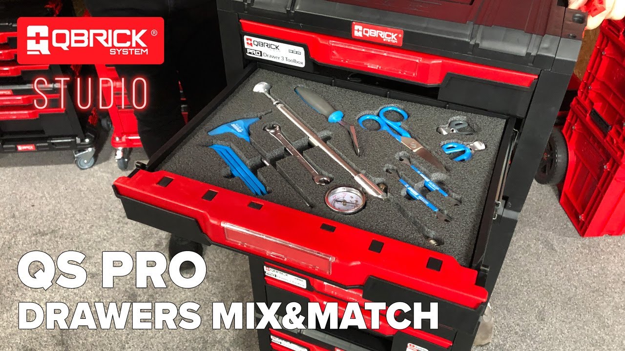 Practical use QS PRO Drawers with miltilayer foam inserts - QBRICK STUDIO -  episode 135 - YouTube