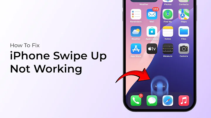 How to Fix iPhone Swipe Up Not Working?