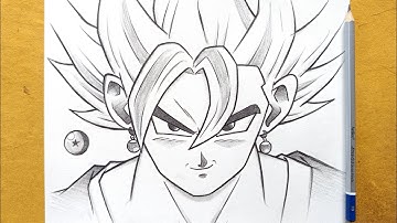 How to draw Goku super saiyan step by step for beginners || Easy anime drawing ideas for beginners