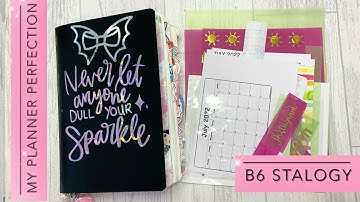 July Set Up B6 Stalogy | My Planner Perfection