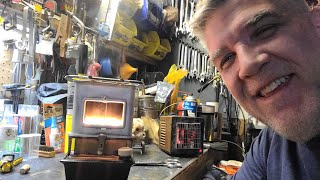 SAD Cast Iron Heater is up and running!