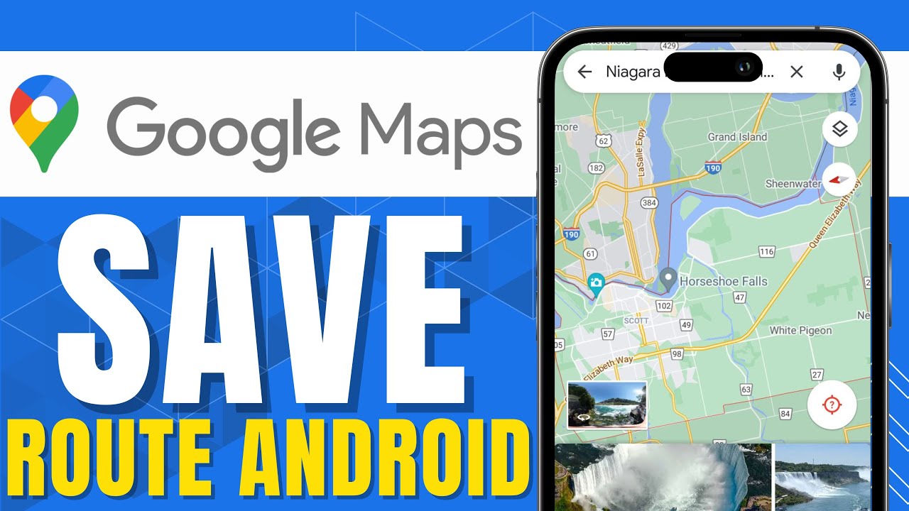 HOW TO SAVE A ROUTE ON GOOGLE MAPS ANDROID (Updated) - YouTube