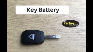 Dacia Sandero, Logan, Duster New Style Key Battery HOW TO Change 