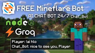 FREE AI MC Chat Bot Using Mineflayer-24/7