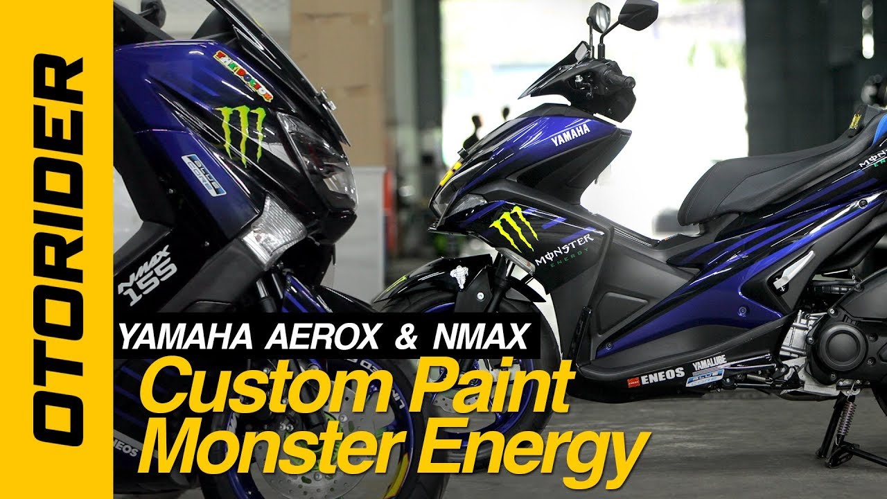 Yamaha Aerox Dan Nmax 2019 Livery Monster Energy Otorider