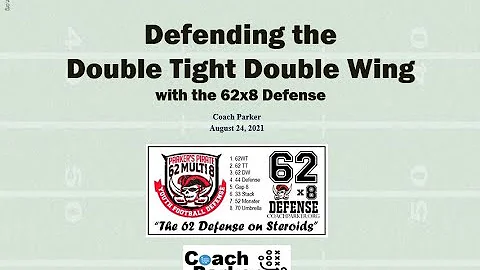 Parando a ofensa do Double Tight Double Wing com a defesa 6-2 Multi-8