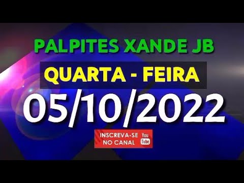Palpite dia 05/10/2022 – JOGO DO BICHO TODAS AS LOTERIAS