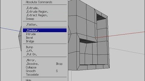 Wings 3D Contour Tool Demo