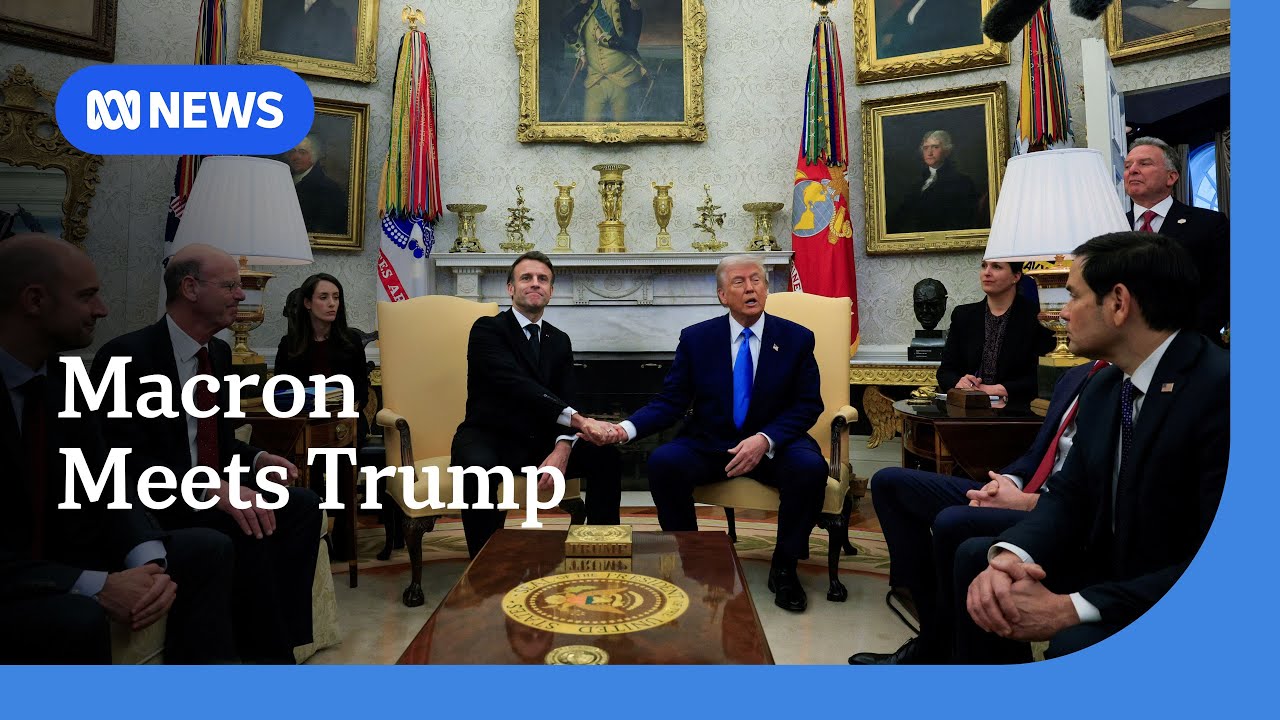 Macron, Trump discuss Ukraine peace and minerals deal | ABC NEWS