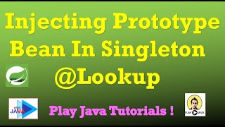 Inject Prototype Bean In Singleton | @Lookup Example In Spring | Inject Prototype In Singleton