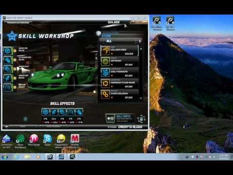 How to hack need for speed world money using ftw skillmoney tutorial - watch in HD