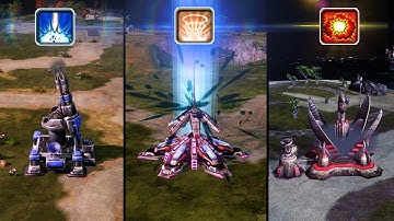 C&C Red Alert 3 - OP !!! Three Ultimate Weapons 💥  (Mod : RA3 ChaosFA)