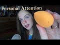 Asmr personal attention triggers lotionfacemaskbrushing