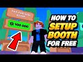 How to Setup Pls Donate Booth for Free - Get Robux Donations image