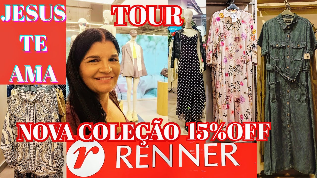TOUR NA RENNER  SHOPPING RIO SUL NOVIDADES 15%OFF CUPOM ROSOARES PELO MEU LINK #tour