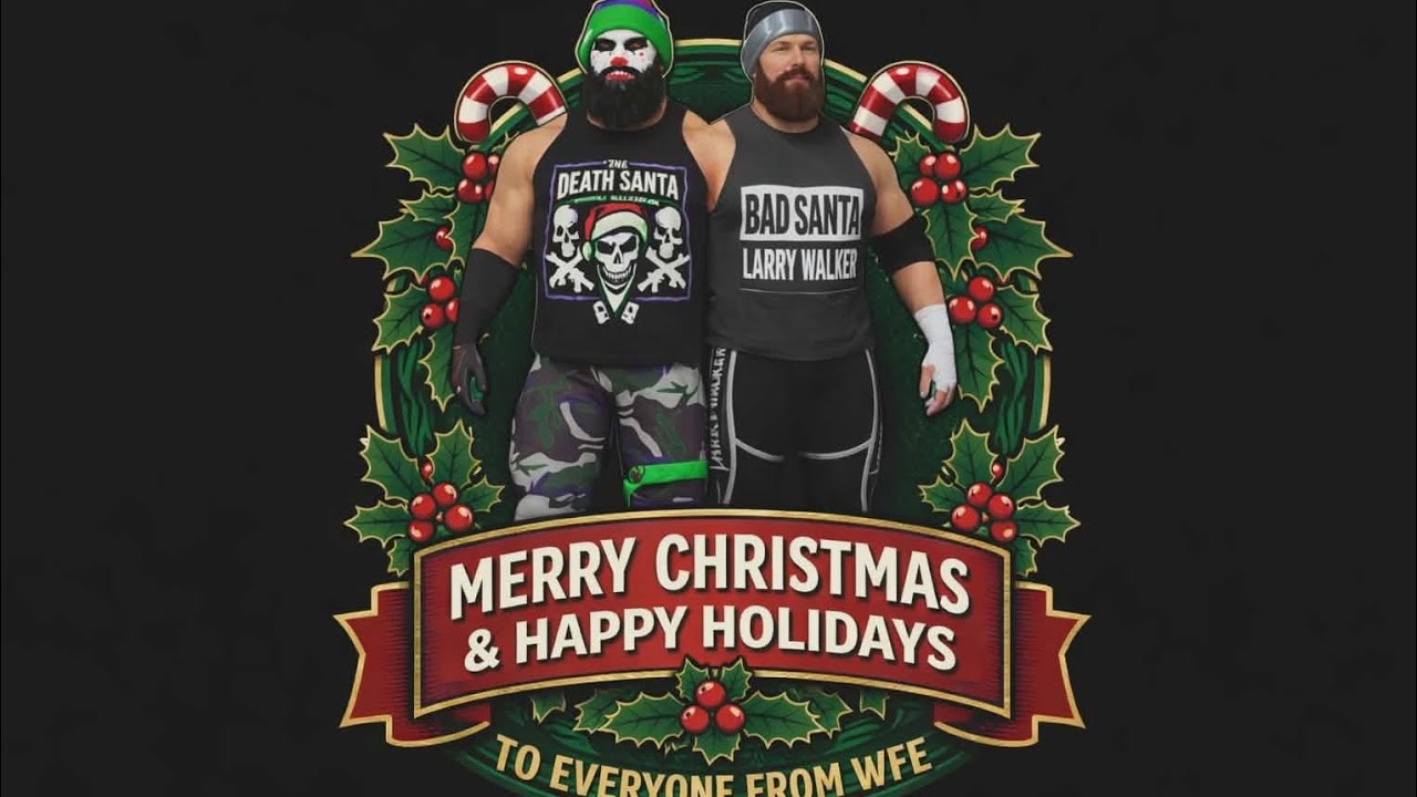Awf hellbound christmas day clash only on wfe network 