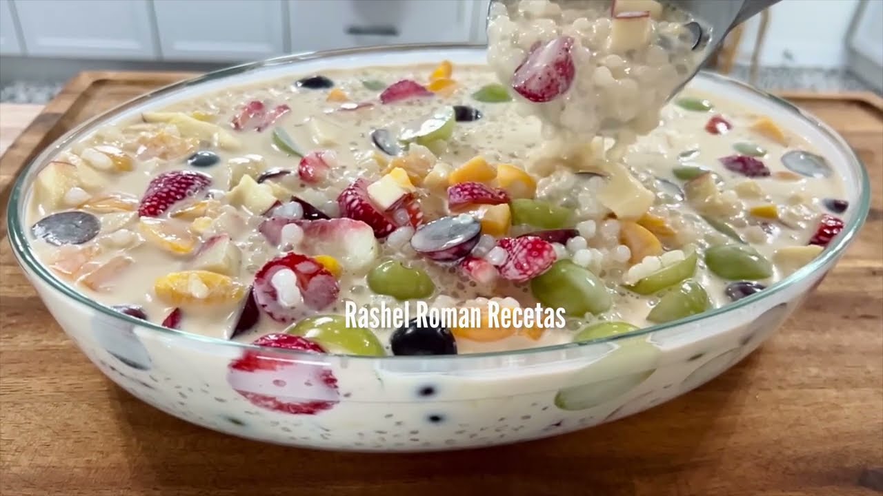 EL POSTRE QUE TE SACA DE APUROS EN MINUTOS 😋 sobremesa fácil !!