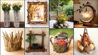 🎄🎅Twig & Tree Branch Crafts Ideas | DIY Rustic Home Twig Decor🎄