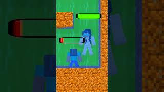 HELP Herobrine and SADAKO Save from Spike in WATER Never Give Up Mining