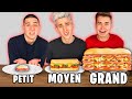 Grande moyenne ou petite sandwich dfi