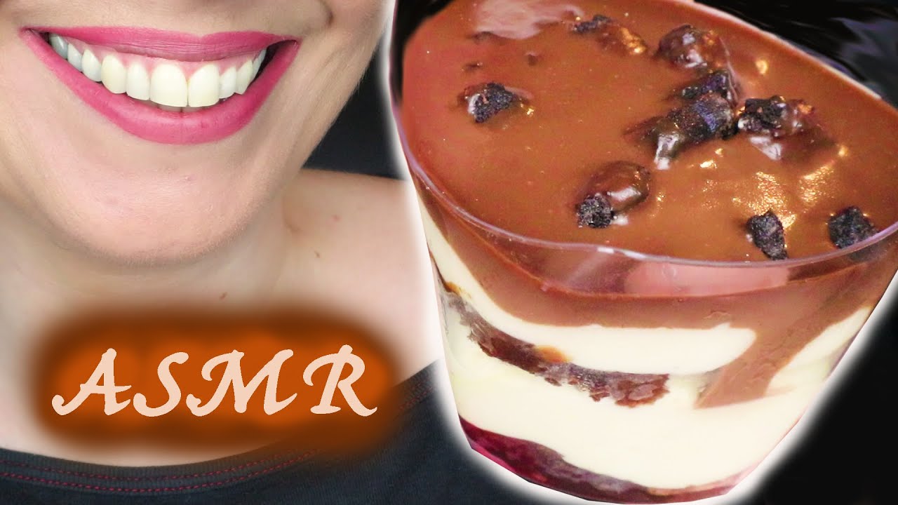 CREAMY OREO CAKE CUP 🍫 | No Talking | ASMR Mukbang  - 먹방 | Real Eating Sounds