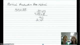 Partial Products and Box Method
