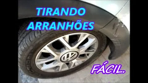 Como tirar arranhões da parte preta do Para-choque?