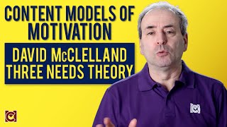 David McClelland and Three Motivational Needs  Content Theories of Motivation