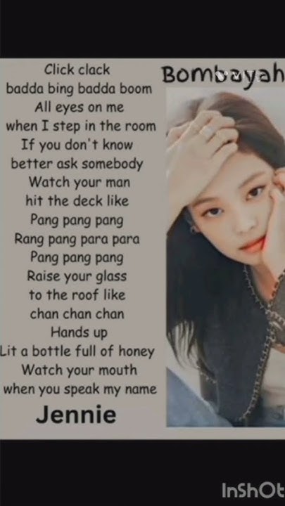 boombayah-rap-lyrics-in-english-viral-yt-ytshorts-blackpink-jennie
