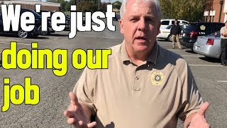 Captain Shows Sheriff How Policing Is Done