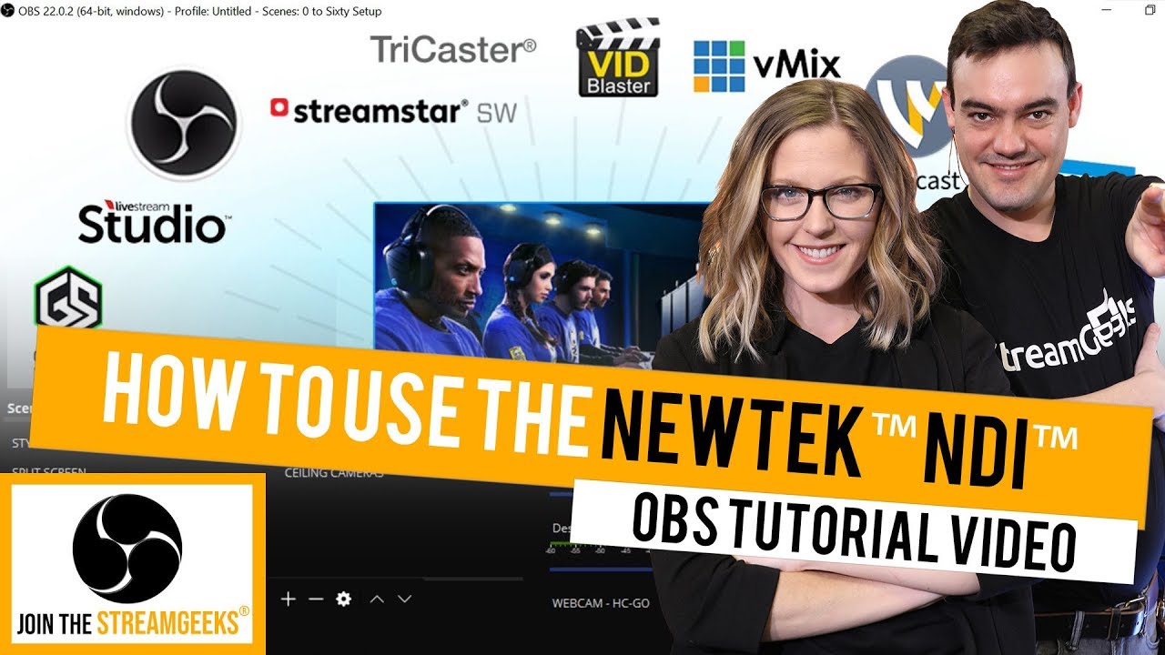 How To Use The Newtek Ndi On Obs Youtube