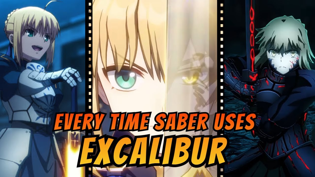 Every Time Saber Use Excalibur【ANIME & GAMES】