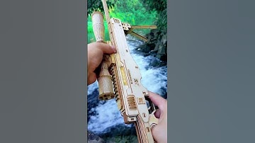 Creative 3D Wooden AWM Puzzle Model Kit, DIY AWM Assembled Model kit