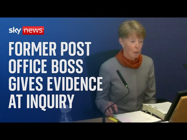 Post Office Inquiry: Former Post Office boss Paula Vennells gives evidence - Day 3 class=