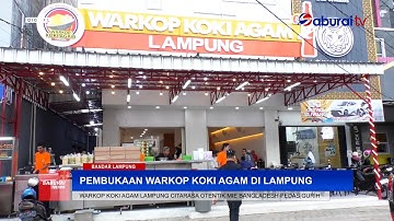 Grand Opening Warkop Koki Agam Lampung, Citarasa Otentik Mie Bangladesh - SaburaiNEWS