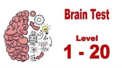 brain test tricky puzzles.level (1-20) solve.