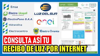 ¿Cómo ver mi recibo de luz por internet? |Consulta así tu recibo de luz