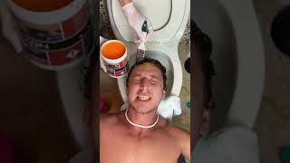 Julius Dein - Toilet Hair Dye Prank!! 🤣- #Shorts