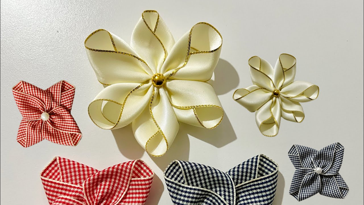 Ribbon hair clip/ brooch pin