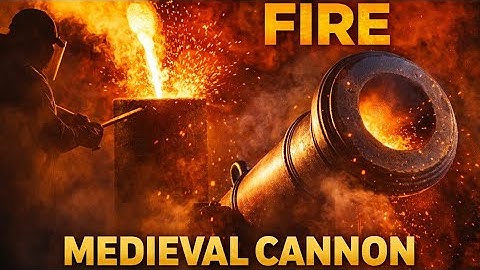 How Medieval Cannons Were Cast From Molten Bronze | 1400s Foundry Process