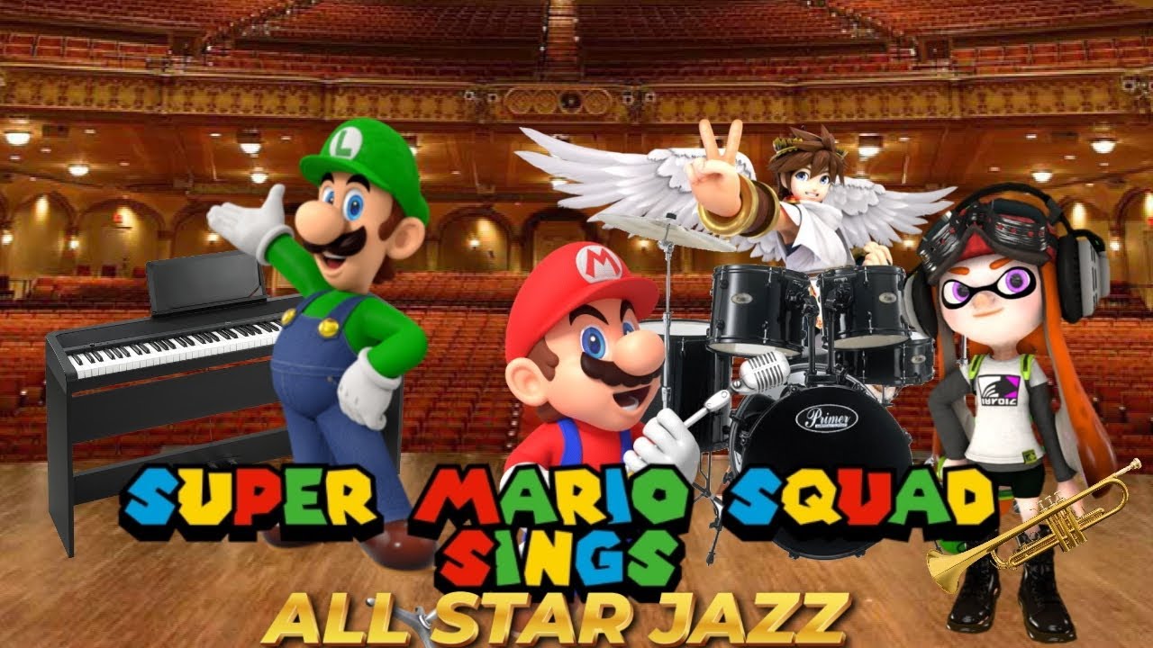 super mario squad sings all star by jazz goes punk smash mouth - YouTube