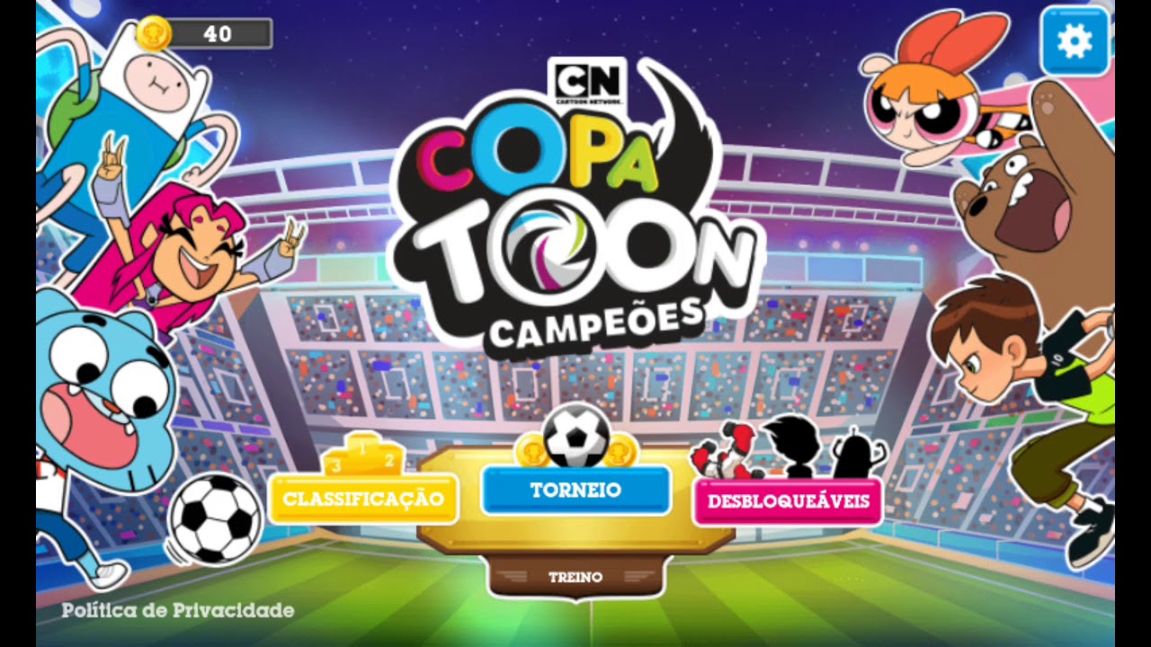 Copa Toon 2021 - Futebol Cartoon Network Jogos Educativos 01