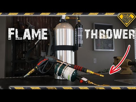 How To Build A FLAMETHROWER! TKOR Dives Into Everything You Need To Know About Flame Throwers!