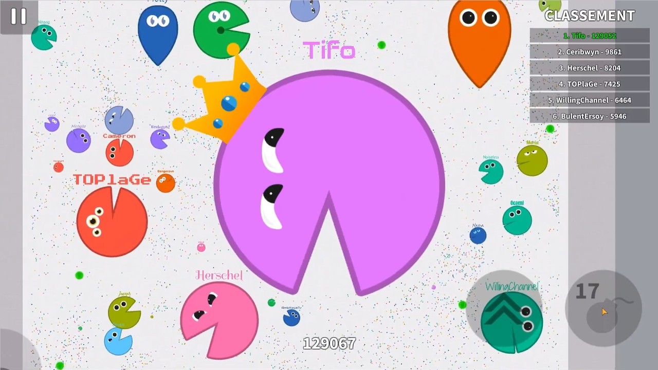 Soul.io - Biggest Pacman (world record) Map Control: 100.00%