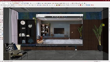 Interior Rendering Full Setting in Sketchup & Vray Realistic Tutorial #17