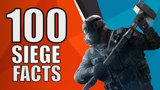 100 Facts About Rainbow Six Siege!