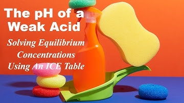 pH of a Weak Acid Example 2: pH of a 0.50 M Hypochlorous Acid Solution