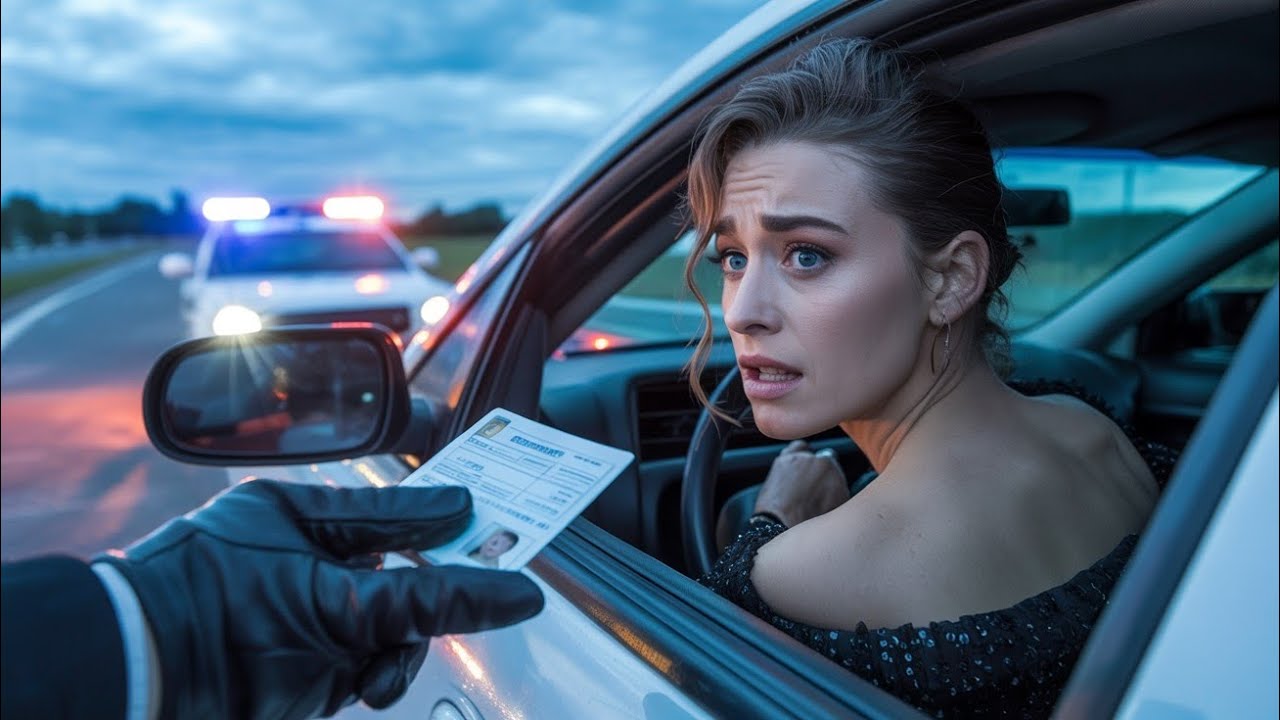 "Инспектор разорвал её права — но её красное удостоверение шокировало всех!"