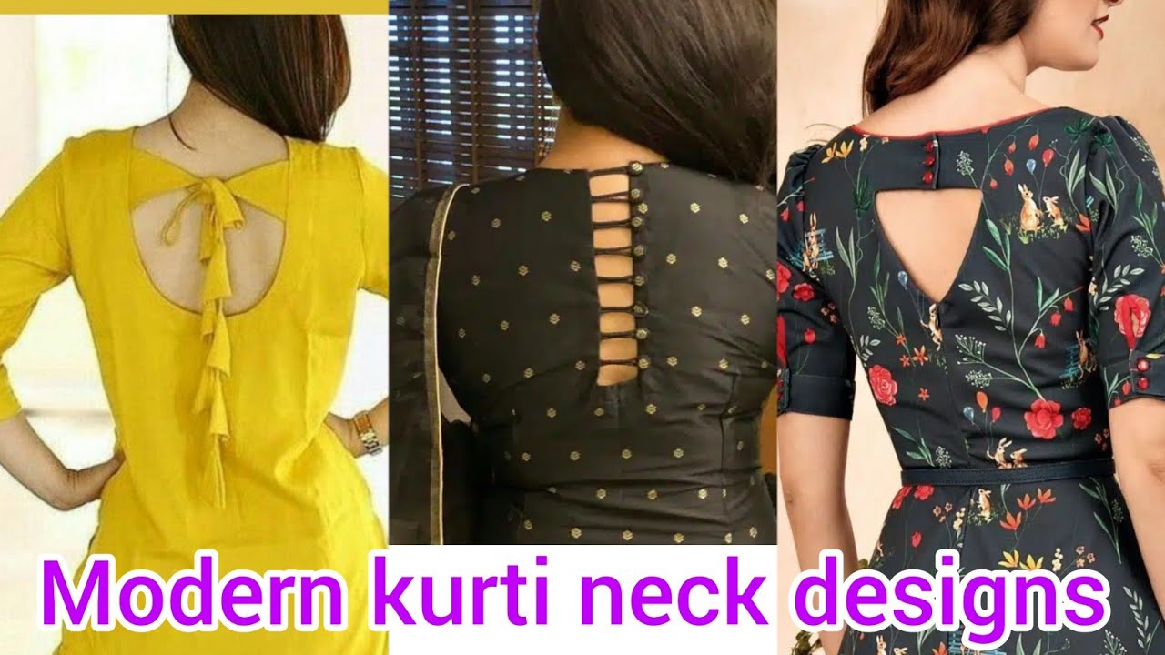 Trendy Blouse/Kurti Back Neck Design cutting and Stitching//Latest Back  Neck Designs for suits/Kurti - YouTube